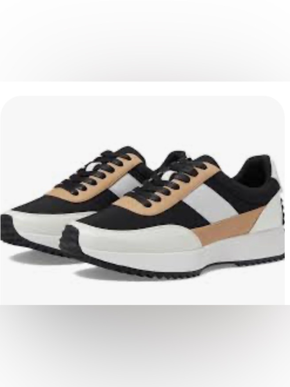 DV Dolce Vita Women's Tan and Black Trainers